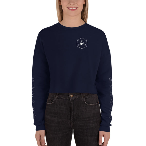 Dice Constellation Crop Sweatshirt