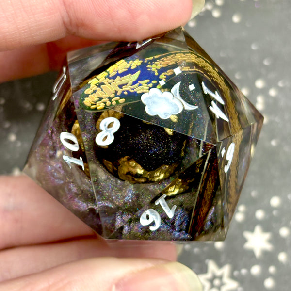 "The Serpent's Egg" - 40mm Show-Off Logo d20