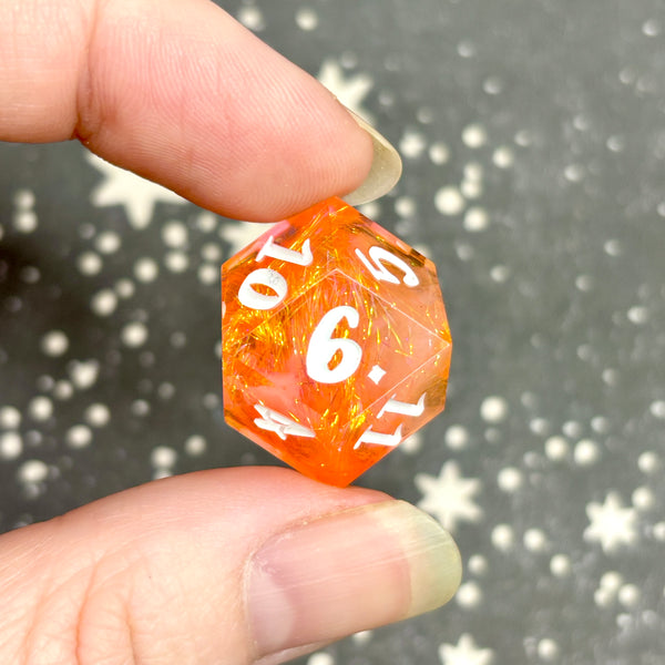 "Tangerine Tang" - 7 Piece Set - Logo d20