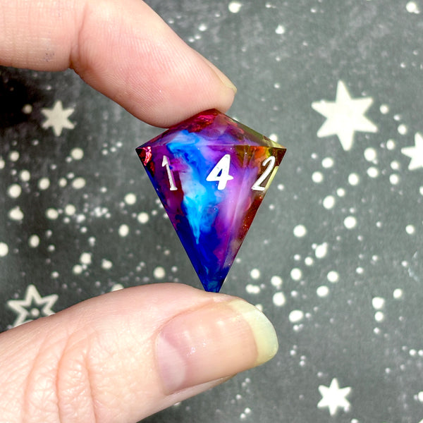 "Galactic Flare" - Show Off Gem d6