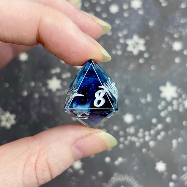 "Nightsong" - 7 Piece Show Off Set - Logo d20