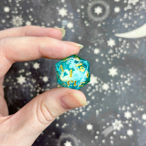 "Waves Break" - Standard Numeric d20