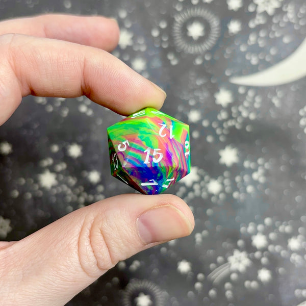 "Neon Collision" - Show-Off Logo d20