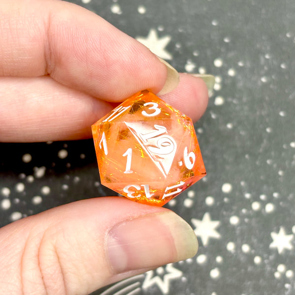 "Tangerine Tang" - 7 Piece Set - Logo d20