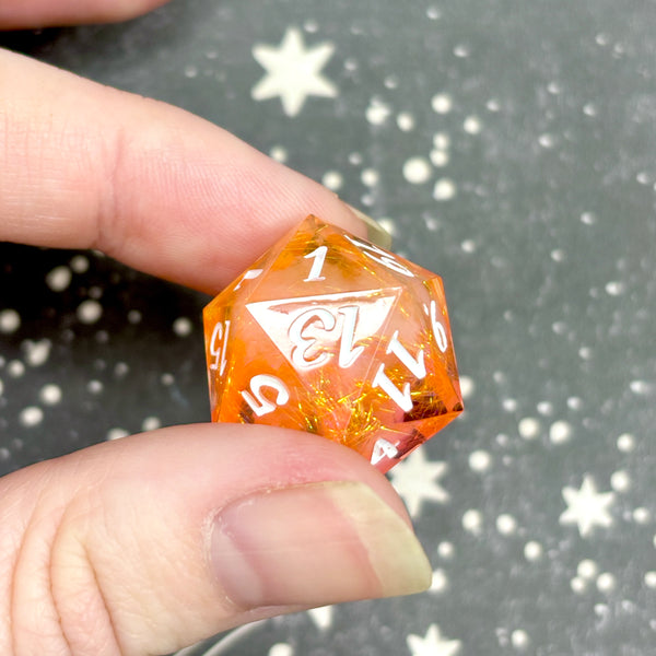 "Tangerine Tang" - 7 Piece Set - Logo d20