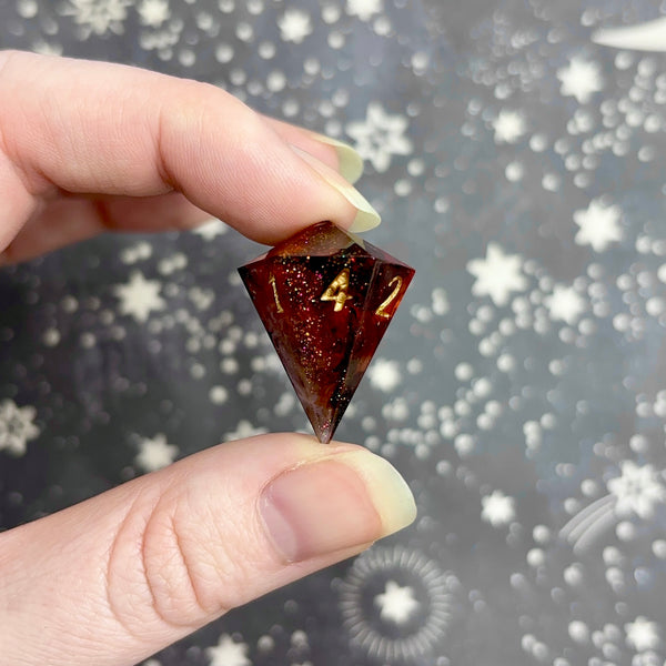 "Ash and Cinders" - Show Off Gem d6