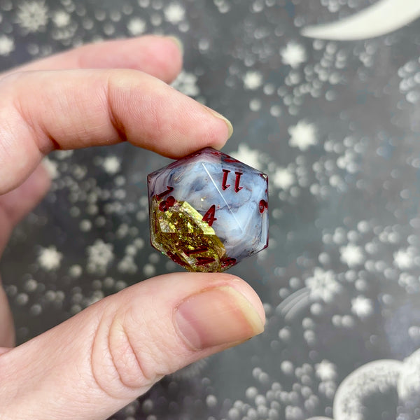"Dragon's Hoard" - 7 Piece Show Off Set - Logo d20