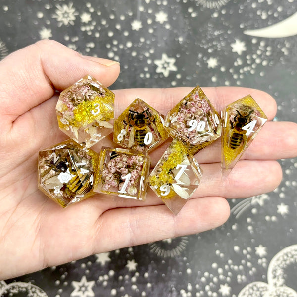 "The Hive" - 7 Piece Show Off Set - Logo d20