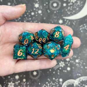 "Hippocampus" - 7 Piece Set - Logo d20