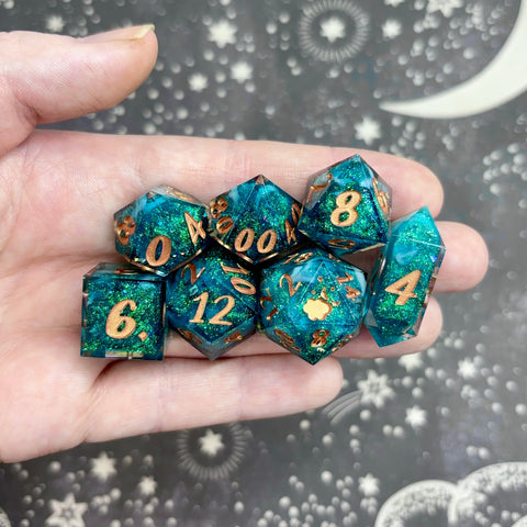 "Hippocampus" - 7 Piece Set - Logo d20