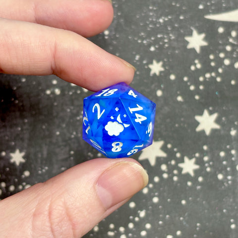 "Classic Blue Clouds" - Standard Logo d20