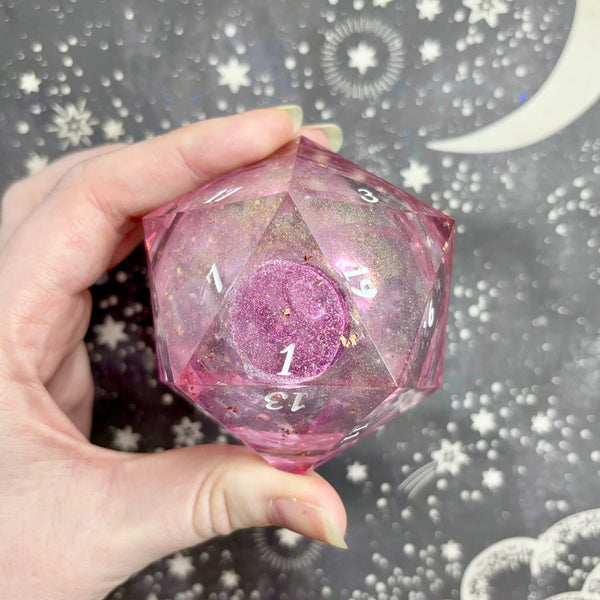 "Perfect in Pink" - 60mm Logo d20