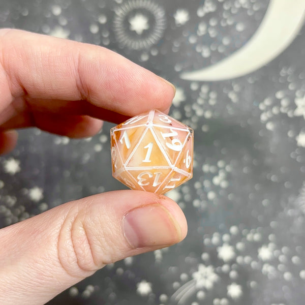 "Peachy Keen" - Standard Logo d20