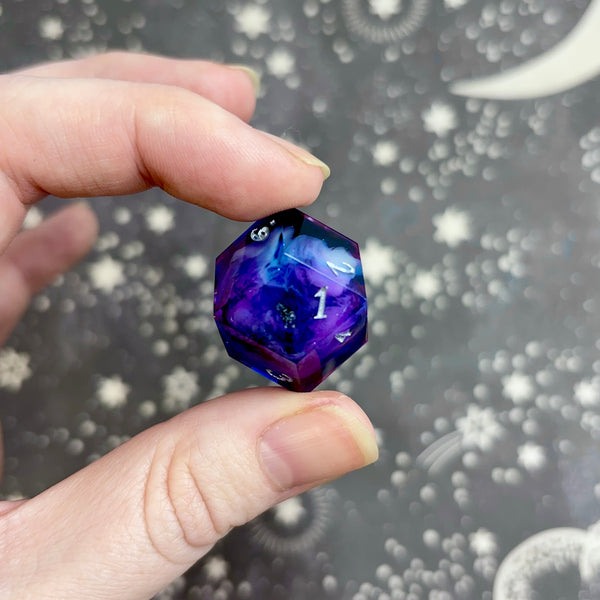 "Galaxies Beyond" - 7 Piece Show Off Set - Logo d20