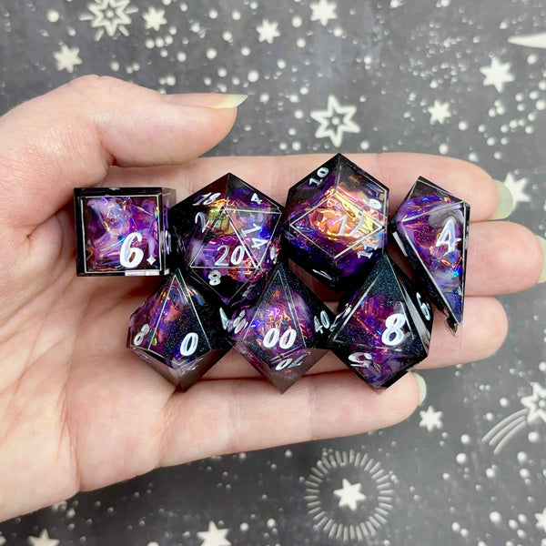 "The Shattered Veil" - 7 Piece Show Off Set - Numeric d20