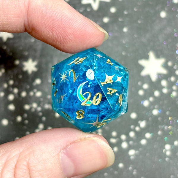 "Coast and Cosmos" - Show Off Numeric d20