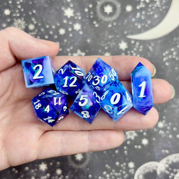 "Forgotten Stars" - 7 Piece Set - Logo d20