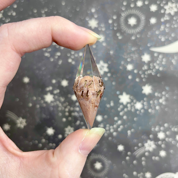 "Sediment" - Elongated 7 Piece Show Off Set - Logo d20