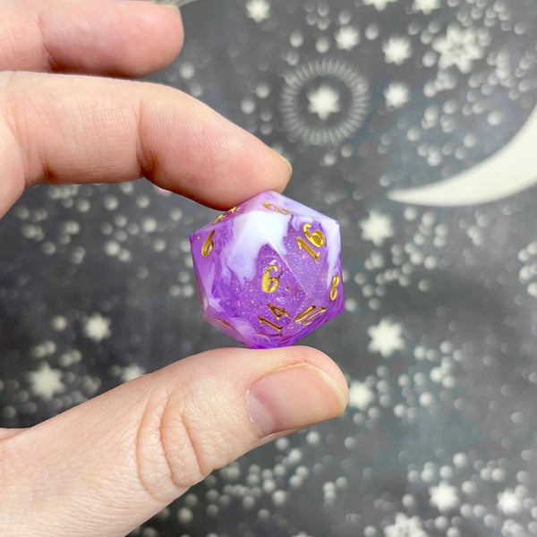 "Orchid Melody" - Show-Off Numeric d20