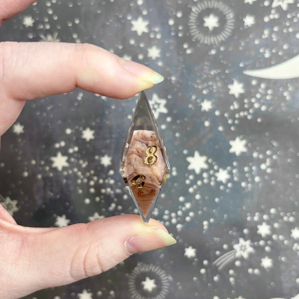 "Sediment" - Elongated 7 Piece Show Off Set - Logo d20