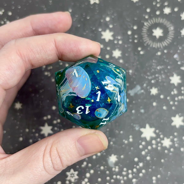 "Moonlight Dance of the Jellyfish" - 35mm Show-Off Logo d20