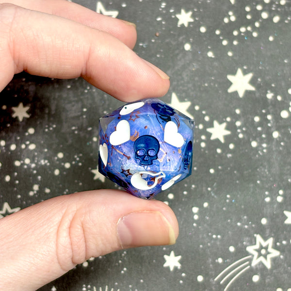 "Rose Gold Celestial" - Death Save d20