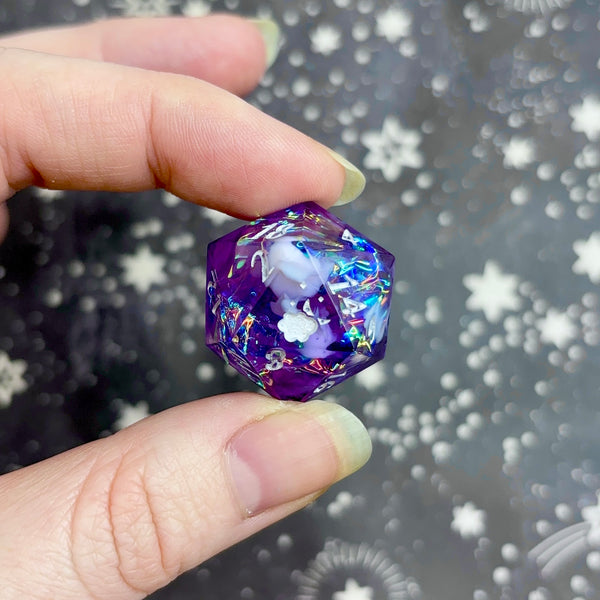 "Mana Storm" - 7 Piece Show Off Set - Logo d20