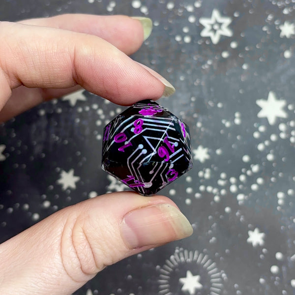 "Circuit Board" - Show Off Logo d20