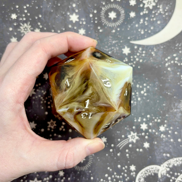 "Too Much Boba" - 60mm Logo d20