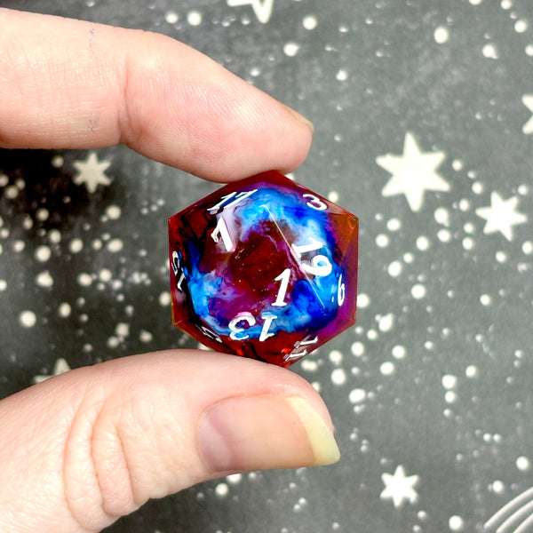 "Galactic Flare" - Show Off Numeric d20