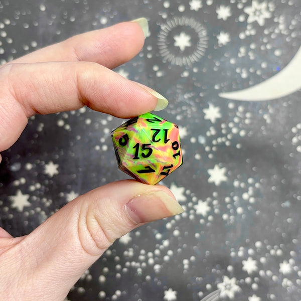 "Neon Nonsense" - Standard Logo d20