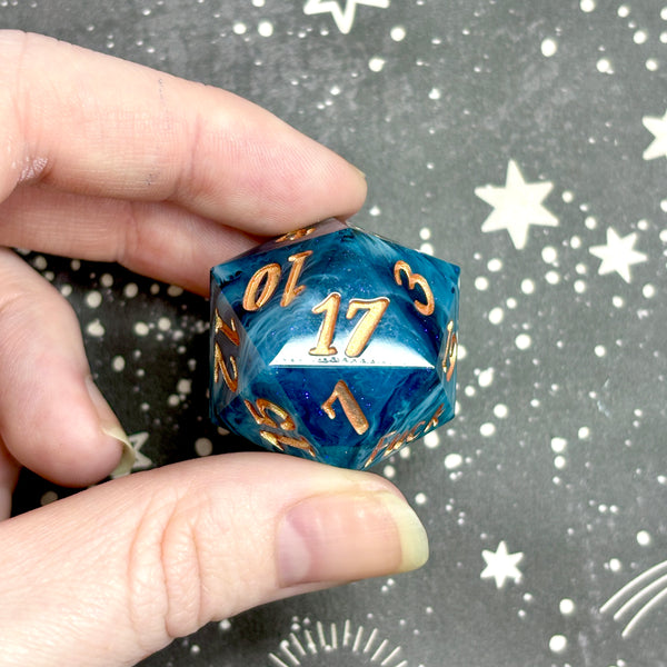 "First Frost" - Oversized 28mm Yeet/Fuck d20
