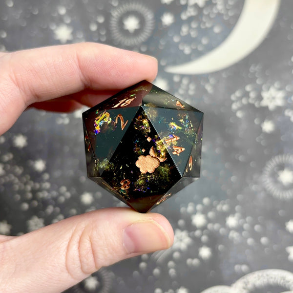 "Scarlet Nebula" - 35mm Show-Off Logo d20