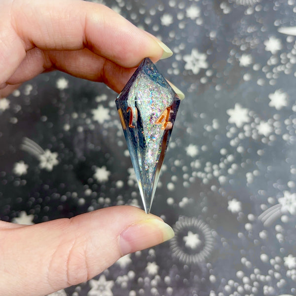 "Dazzled" - Elongated 7 Piece Show Off Set - Logo d20