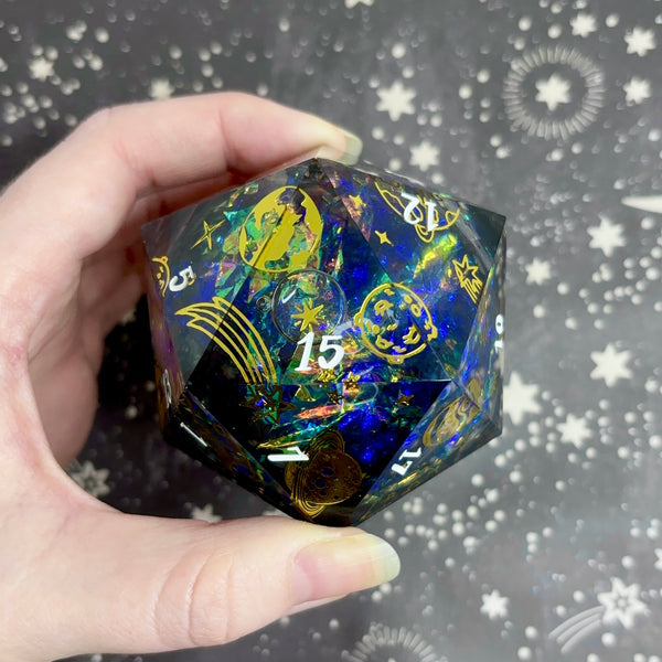 "Galactic Voyage" - 60mm Logo d20