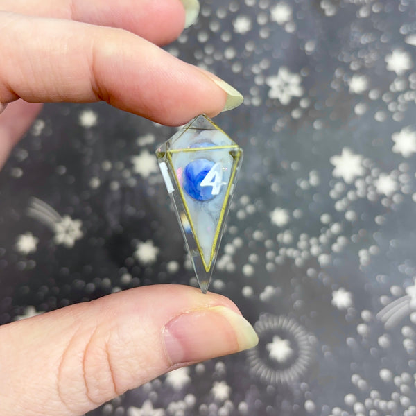 "Peaceful Planets" - 7 Piece Show Off Set - Logo d20