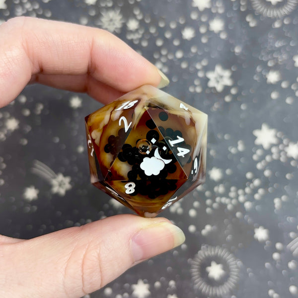 "Brown Sugar Boba" - 35mm Show-Off Logo d20