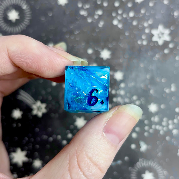 "Frostbitten Aurora" - 7 Piece Show Off Set - Numeric d20