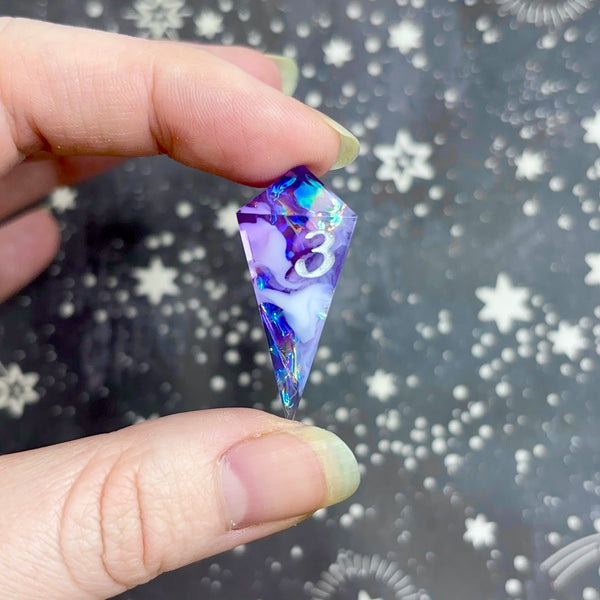 "Mana Storm" - 7 Piece Show Off Set - Logo d20