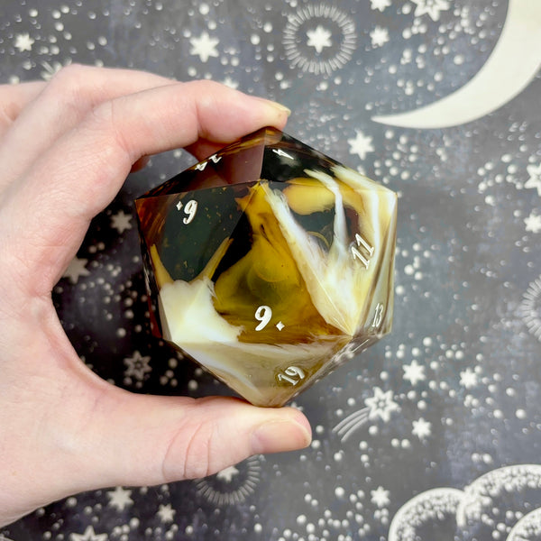 "Too Much Boba" - 60mm Logo d20