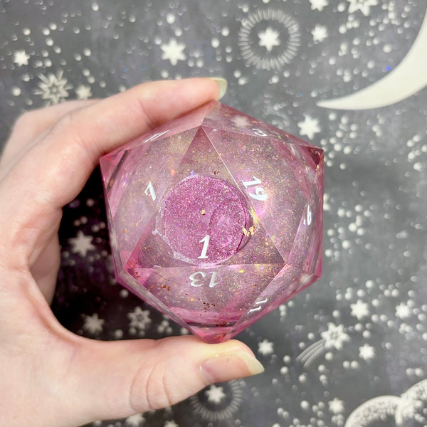 "Perfect in Pink" - 60mm Logo d20