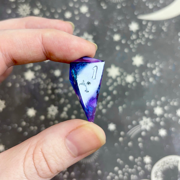 "Galaxies Beyond" - 7 Piece Show Off Set - Logo d20