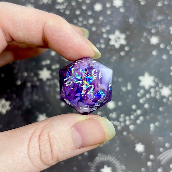 "Mana Storm" - 7 Piece Show Off Set - Logo d20