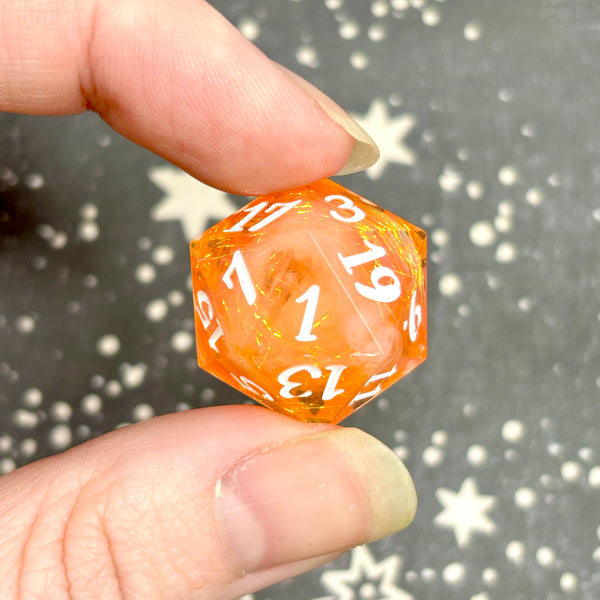 "Tangerine Tang" - Standard Numeric d20