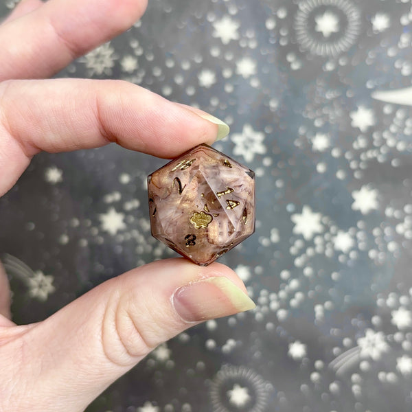 "Sediment" - Elongated 7 Piece Show Off Set - Logo d20