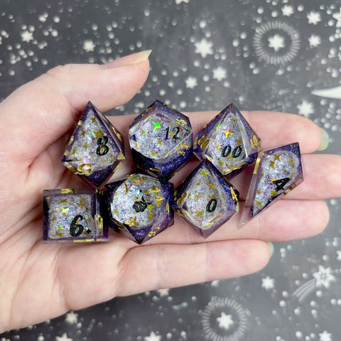 "Awestruck" - 7 Piece Show Off Set - Logo d20
