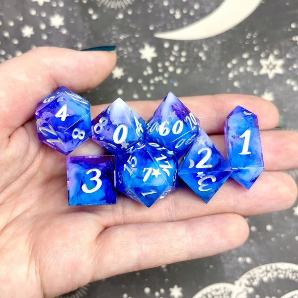 "Fading Nights" - 7 Piece Set - Logo d20