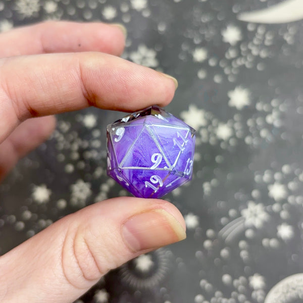 "Astral Gems" - 7 Piece Show Off Set - Logo d20