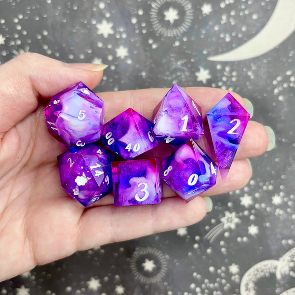 "Into the Iris" - 7 Piece Show Off Set - Logo d20