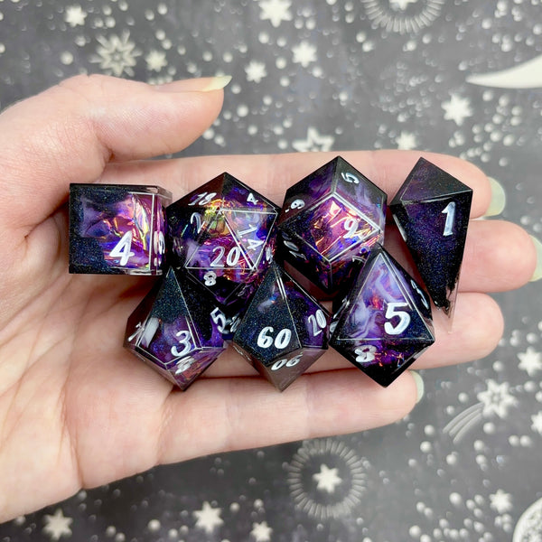 "The Shattered Veil" - 7 Piece Show Off Set - Numeric d20